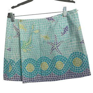 Lilly Pulitzer Reversible Wrap Skirt - Size Small -Waist-14.5 Side to Side - EUC